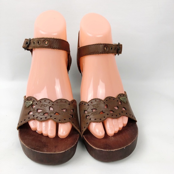 Roxy Shoes - Roxy | Leather Heeled Sandals